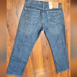 LEVI'S 559 Relaxed Straight Fit Jeans Men's 36X30 Blue 100% COTTON Pants NEW NWT